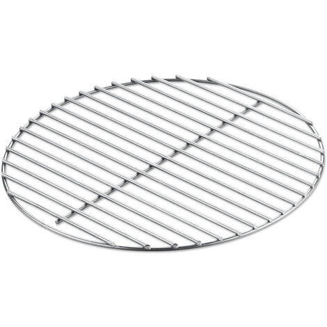 Weber – Grille de barbecue en acier Ø 34,5 cm – Compatible barbecue charbon Ø 47 cm – Idéale pour cuisson précise et homogène