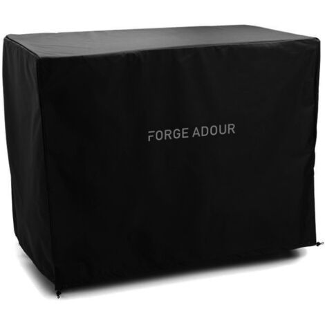 Forge Adour – Housse de protection pour chariot plancha 105,5x106,5x58,6 cm – Polyester tissé étanche et ignifugé – Résistante aux UV