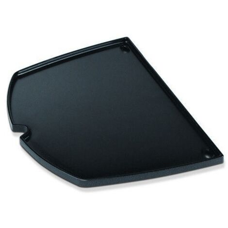 Plaque en fonte pour barbecue – Compatible Weber Q300/Q3200 – Remplace grille cuisson – Évacuation graisses intégrée