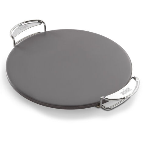 Weber – Pierre à pizza en cordiérite émaillée 36 cm – Compatible Gourmet BBQ System – Cuisson uniforme jusqu'à 315 °C – Nettoyage facile