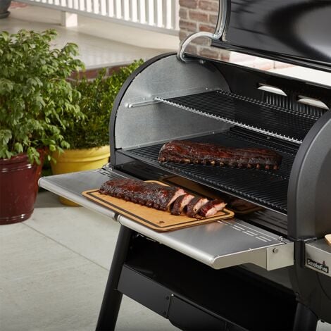 Étagère avant rabattable en inox pour SmokeFire EX6