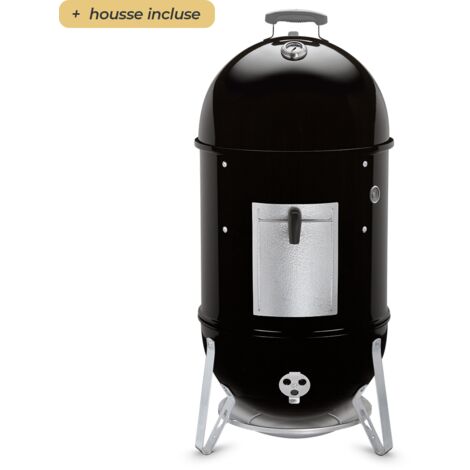 Weber – Cuisinière Smokey Mountain Ø 47 cm – Barbecue charbon cylindrique haute – Grilles en acier chromé – 721004 (1/5)