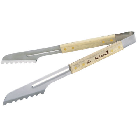 Pince de luxe pour barbecue - Inox et bois