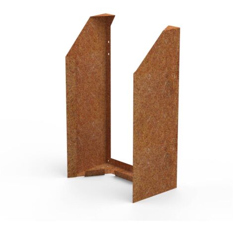 Raccordement pour brasero et plan de traval Nestor Adapter - Acier corten (1/5)