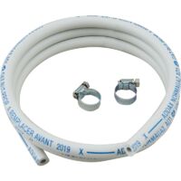 Tuyau flexible gaz propane/butane 1.5m – Résistant caoutchouc blanc – Norme XP D 36110 – Raccordement haute qualité – Addax
