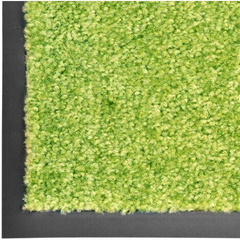 Furniture Limited - Paillasson lavable Vert 40x60 cm