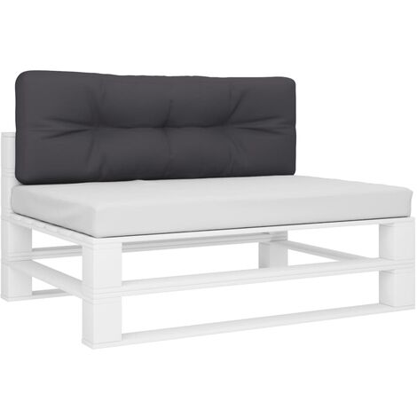 Furniture Limited - Coussin de palette anthracite 120x40x12 cm
