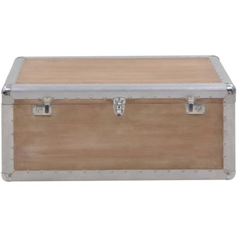 Banc De Rangement | Coffre De Rangement | Banc D'entrée Bois Massif Recyclé 80 X 40 X 40 Cm à Prix