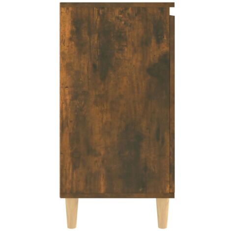 Furniture Limited - Buffet Chêne fumé 60x35x70 cm Bois d'ingénier