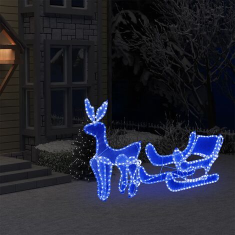Furniture Limited - Cordon lumineux de Noël Renne et traîneau