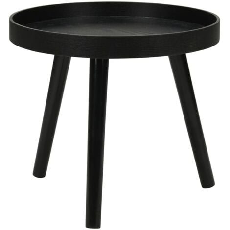 Furniture Limited Ensemble De Tables D Appoint Rond Noir