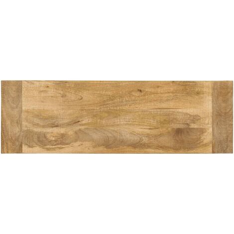 Furniture Limited - Banc 110x35x45 cm bois massif de manguier