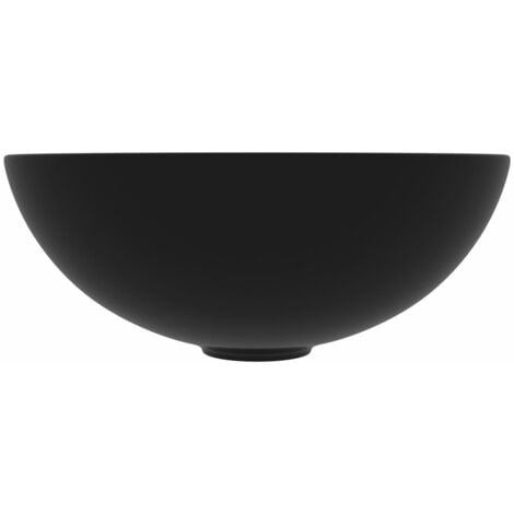 Furniture Limited - Lavabo de salle de bain Céramique Noir mat
