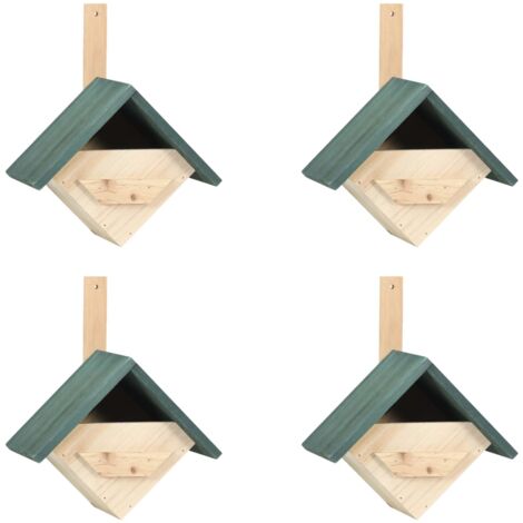 Furniture Limited - Nichoirs 4 pcs 24x16x30 cm Bois de sapin