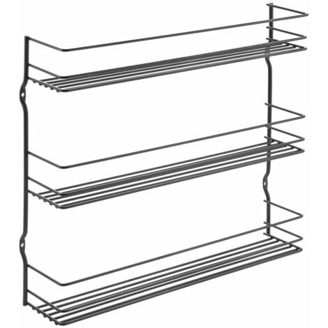 Furniture Limited - Étagère à épices murale à 3 niveaux Pepito