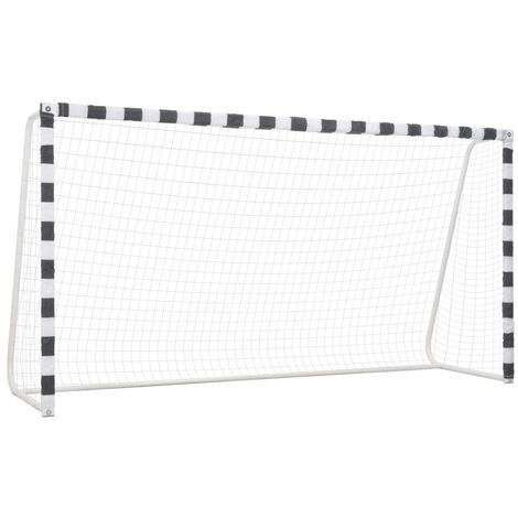 Furniture Limited - But de football 300x160x90 cm Métal Noir et b