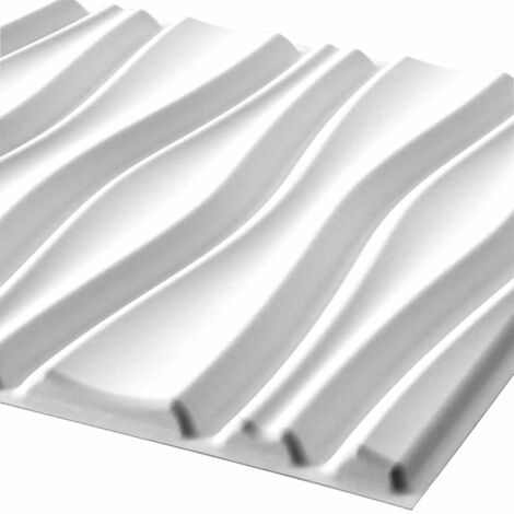 Furniture Limited - Panneaux muraux 3D Flows 12 pcs GA-WA14