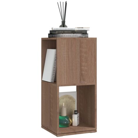Furniture Limited - Armoire rotative Chêne Sonoma 34,5x34,5x75,5