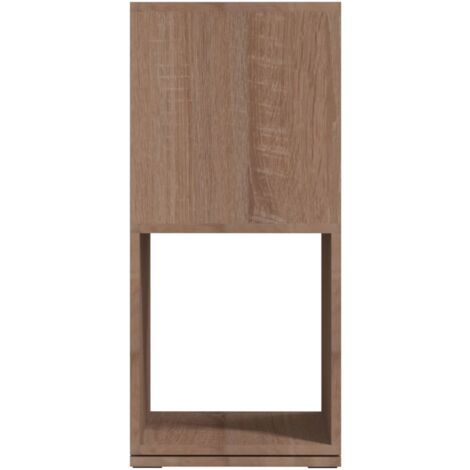 Furniture Limited - Armoire rotative Chêne Sonoma 34,5x34,5x75,5