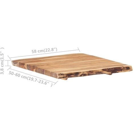 Furniture Limited - Dessus de table Bois d'acacia massif