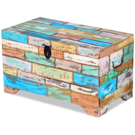 Furniture Limited - Coffre de rangement Bois de récupération