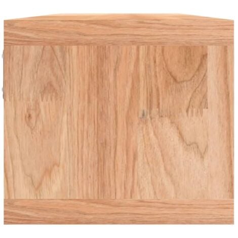 Furniture Limited - Étagère murale avec paniers 62x18x16 cm Bois