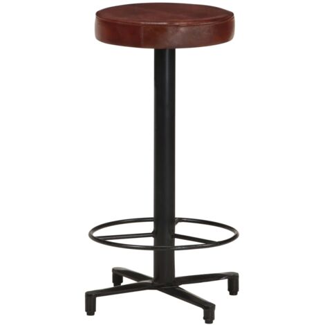 Furniture Limited - Tabourets de bar lot de 2 66 cm cuir