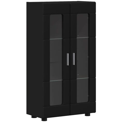 Maison Exclusive - Buffet FLORIN Noir 55,5 x 29 x 100 cm Bois d'ingénierie