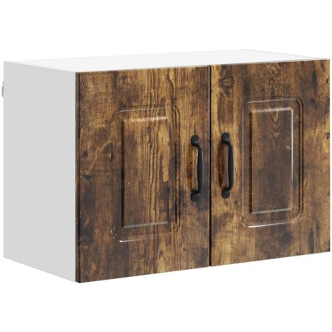 Meuble De Rangement | Armoire Suspendue Chêne Sonoma 80x31x60 Cm Agglomere Cfw323650 93267501