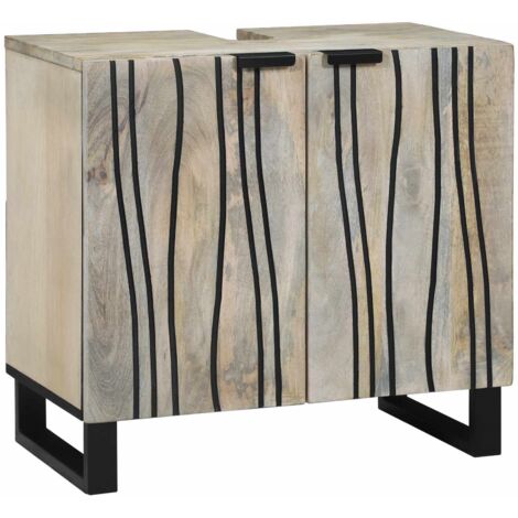 Maison Exclusive - Meuble de Lavabo de Salle de Bain Blanc 62 x 33 x 58 cm (1/5)