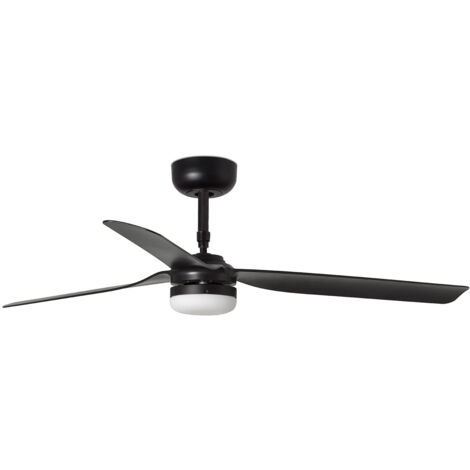 DC Ceiling fan Punt Black with LED and Remote