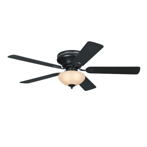 Ceiling fan Everett Espresso 132cm / 52" with light