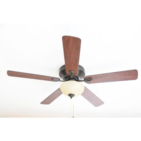 Ceiling fan Everett Espresso 132cm / 52" with light