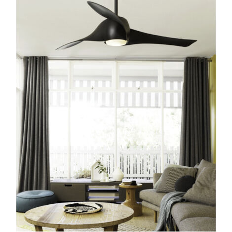 Ceiling Fan Artemis Black with Light & Remote Control