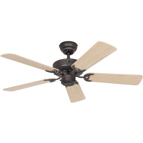 Eco Style DC Ceiling Fan - White / Beechwood 52" | Australia - View #14