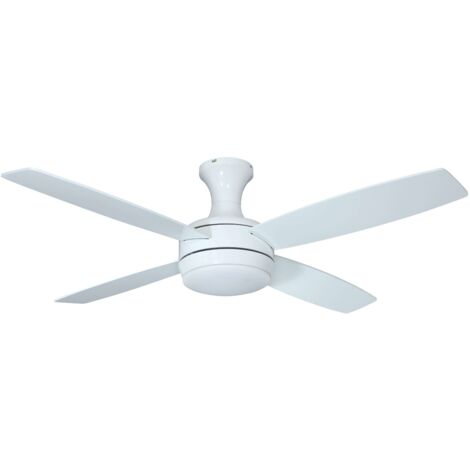 Ceiling Fan Saturn White with Light & Remote Control