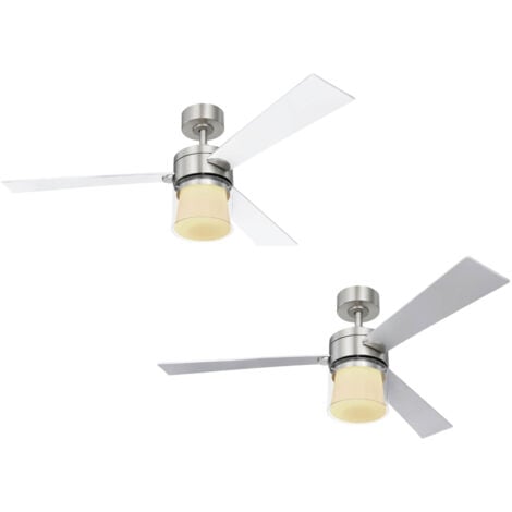 DC ceiling fan Verlosa with LED light and remote