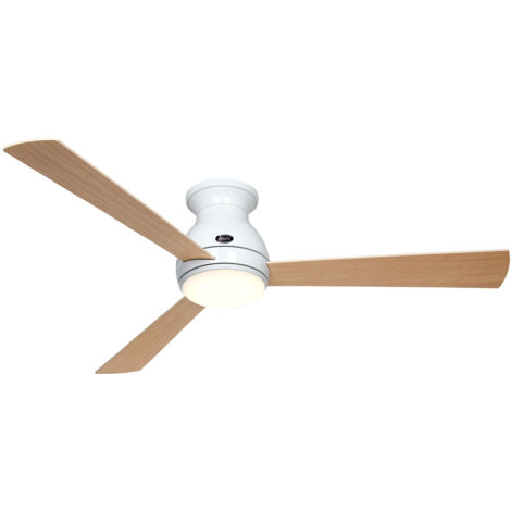 Eco Style DC Ceiling Fan - White / Beechwood 52" | Australia - View #5