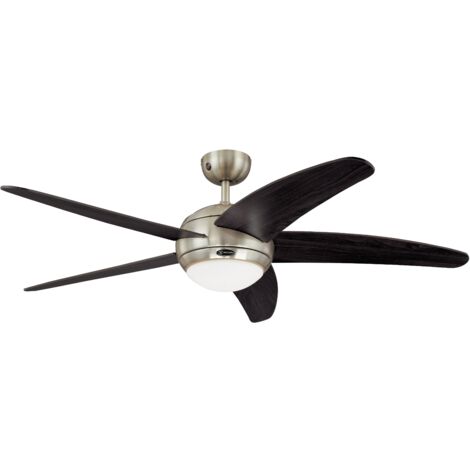 Ceiling Fan Bendan Chrome with Light and Remote