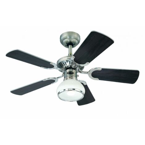 Ceiling fan Princess Radiance II Pewter with Light