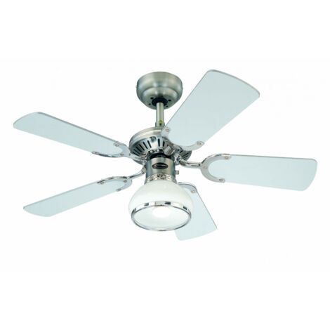 Ceiling fan Princess Radiance II Pewter with Light
