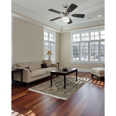 Ceiling fan Princess Radiance II Pewter with Light