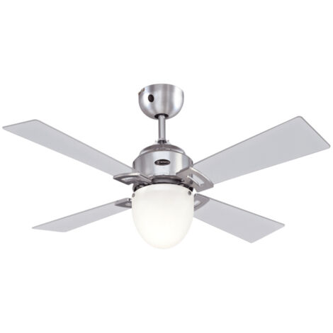 Ceiling fan Saxton with light and remote control