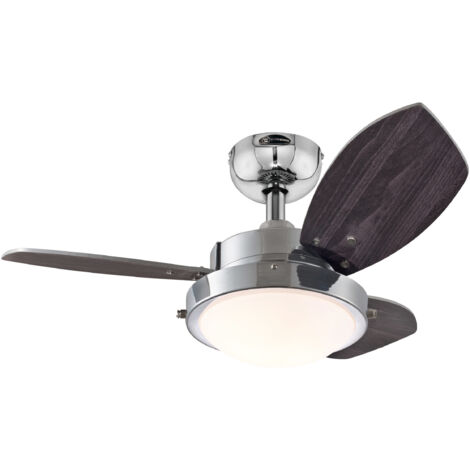 Ceiling Fan Wengue II 76cm / 30" with Light & Pull Cords (1/5)
