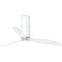 DC Ceiling Fan Tube Gloss White with Remote