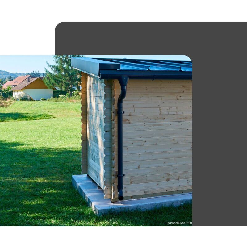 Coude De Descente Zambelli 85° Galvanisé - Robustesse Et Facilité