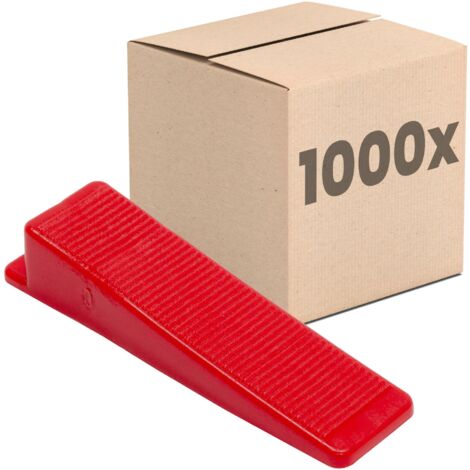 Dalsys Système de nivellement pour carrelage, set d'aide à la pose, outil de carreleur - 1000 cales