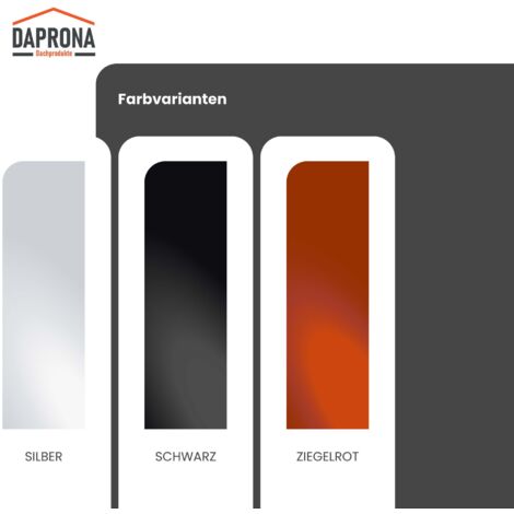 DAPRONA Grille pare-neige Connecteur, pare-neige, protection contre la neige 5cm, Connexion de plusieurs grilles pare-neige, certifié TÜV Rheinland - Argenté