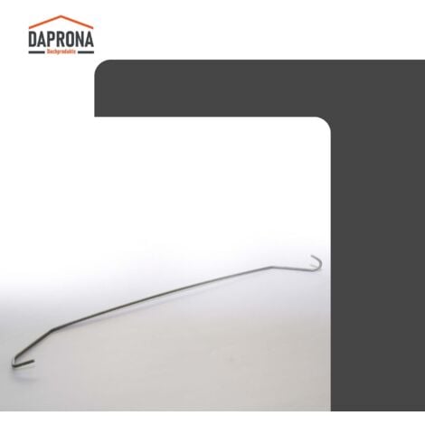 DAPRONA Agrafes tempête universelles argent, 40mm, 100 pièces