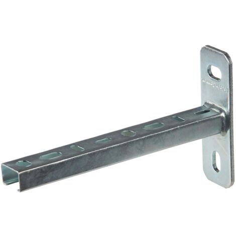 Console De Rangement Lourd HEBGO 150kg - Support D'Étagère Mural En Acier, Gris